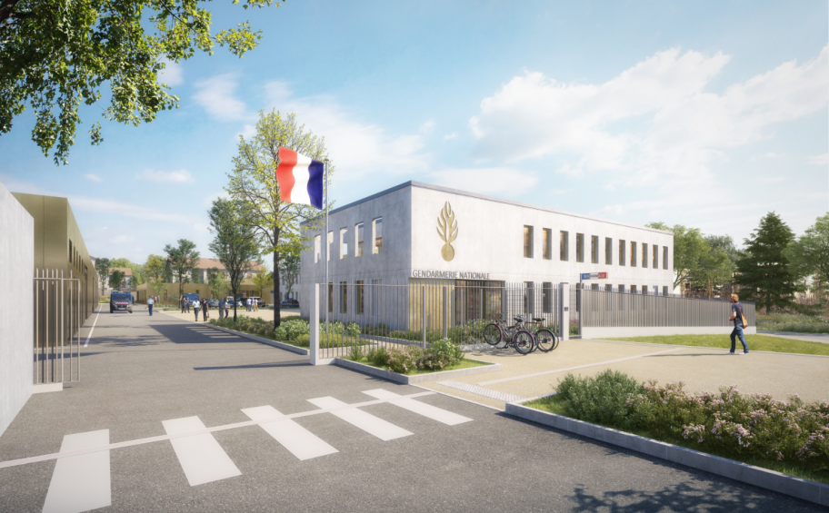 Haute-Marne : Eiffage Immobilier launches work on the first gendarmerie (police station) with financial backing from a regional department