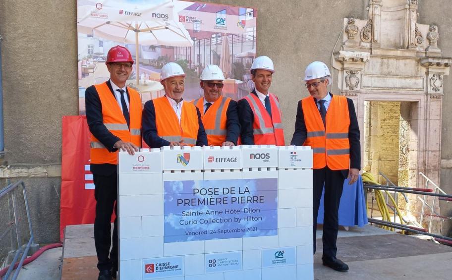 Eiffage Immobilier lays the foundation stone for the 4* hotel on the historic CIGV site in Dijon
