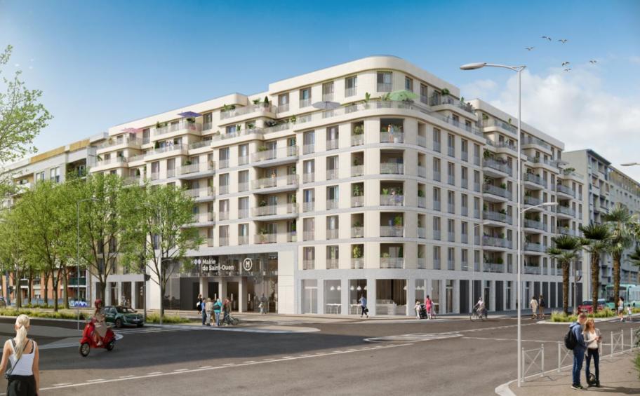 Eiffage Immobilier acquires the land for the Réciproque project, 112 homes at the foot of the Mairie de St-Ouen metro station