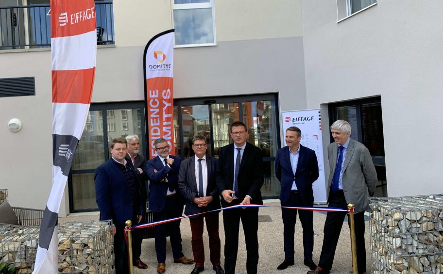 Eiffage Immobilier inaugure un programme mixte à Cherbourg-en-Cotentin, s’inscrivant au sein du vaste projet d’urbanisation de la « Zac des Bassins » (50)