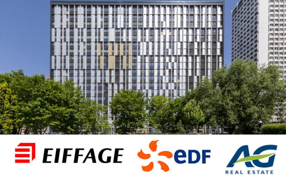 Eiffage, AG Real Estate et EDF Invest partenaires pour la restructuration de l’immobilier francilien